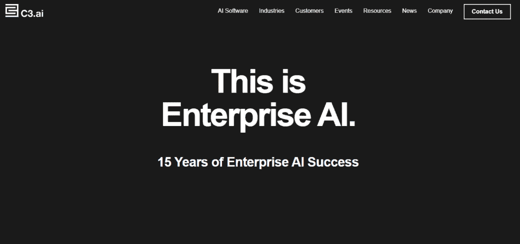 C3 AI Inc homepage