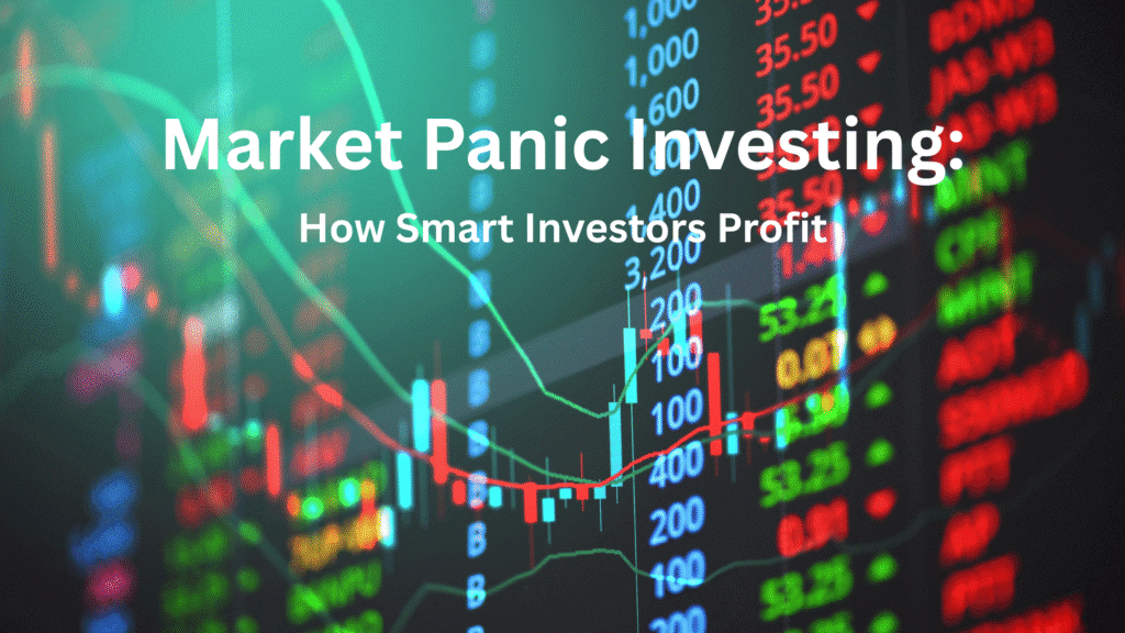 Market panic investing advice to profit from volatile stock market fluctuations.