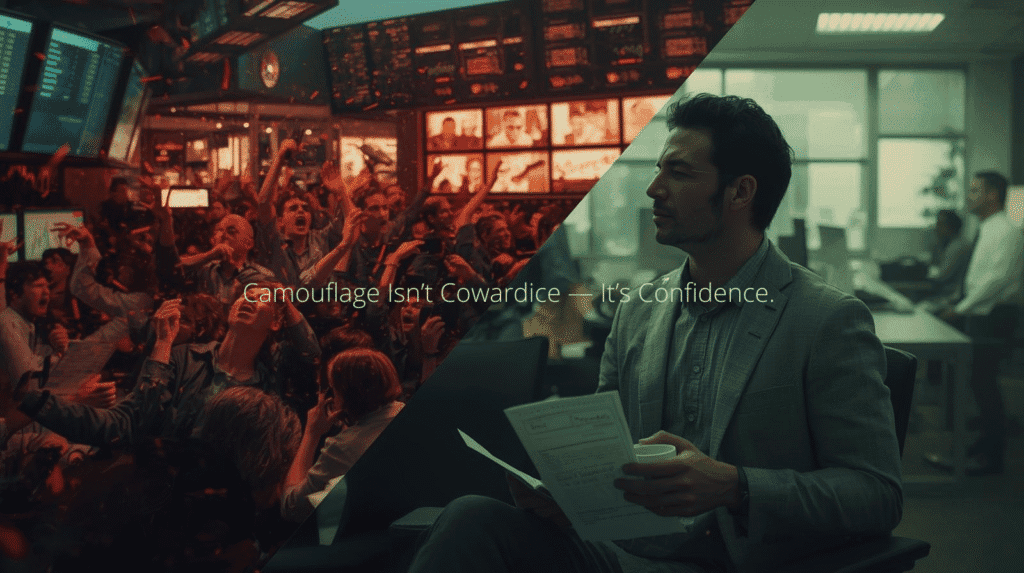 Camouflage Isn’t Cowardice — It’s Confidence.