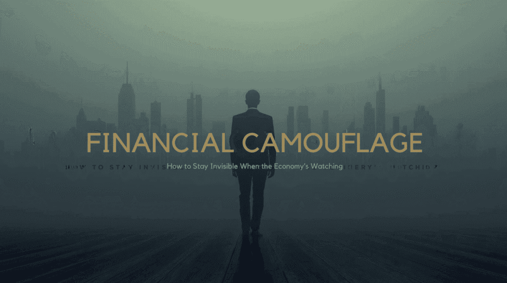 Financial camouflage, stay invisible in economic shifts, strategic financial planning, economic awareness, investment strategies.
